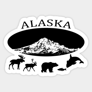 Alaska Scenery Sticker